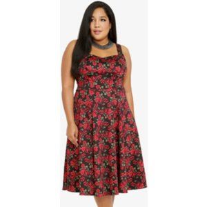 Rose Swing Dress